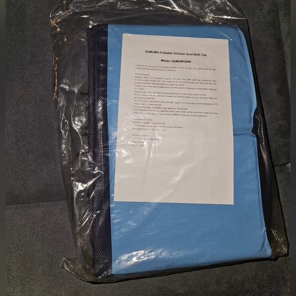 New Foldable Chicken Dust Bath Tub - Picture 9 of 9